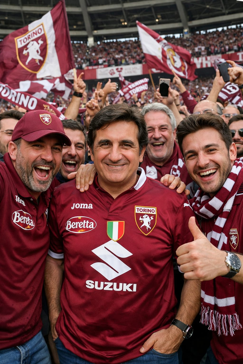 Cairo: Stadio, Superga e Scudetto. - Osservatorio Granata