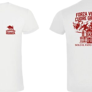 Nuova T-Shirt Bianca Osservatorio Granata