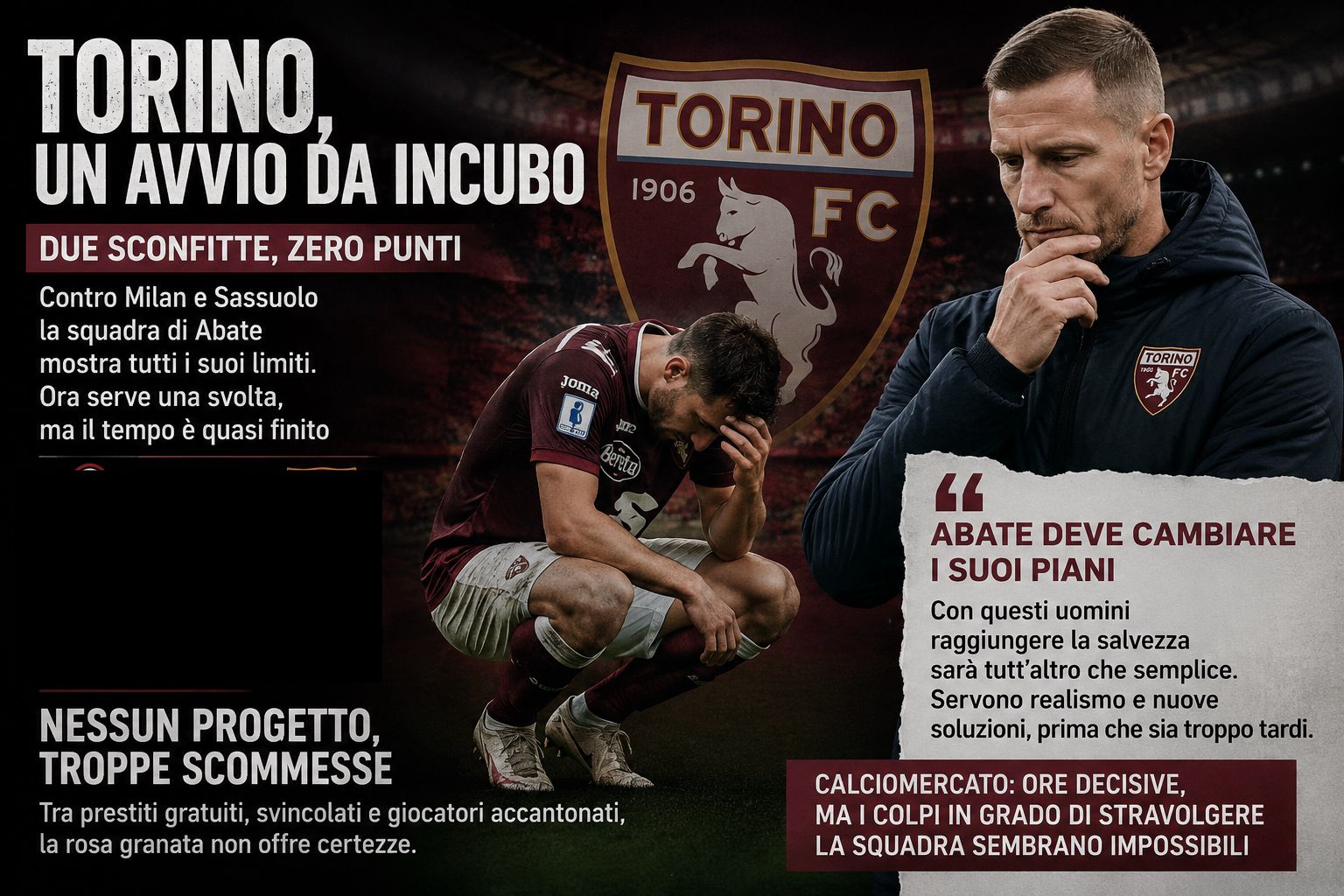 MALE il Torino di Cairo